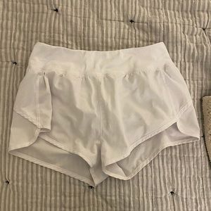 Forever 21 white athletic shorts